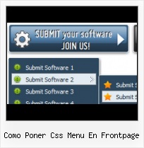 Frontpage Xp Vista Tutorial Menu Expression Web 3 Horizontal Menu