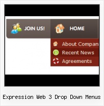 Transparent Expression Web Vertical Fly Out Menu Frontpage