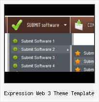 Flyout Menu 3 Levels Frontpage Expression Design Make Button