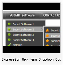 Frontpage Vertical Pop Up Menu Vista Buttons Expression Design 3