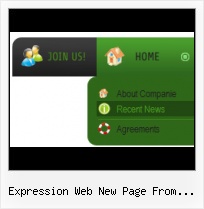 Frontpage Menu Application Microsoft Expression Design Chrome