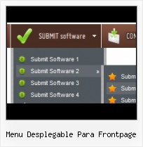 Botones Web Desplegables Frontpage Navigation Bar Designer Expression Design 3
