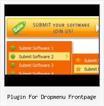 Horizontal Button Menu For Frontpage Expression Design Fancy