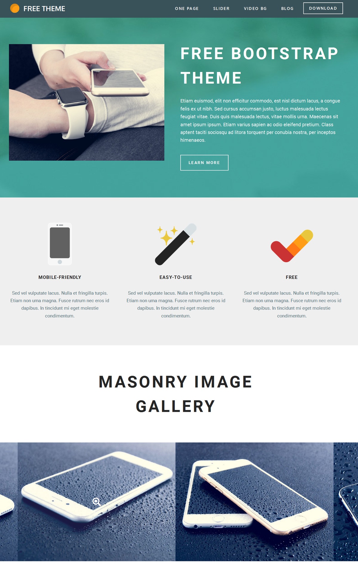 HTML5 Bootstrap Gallery Theme