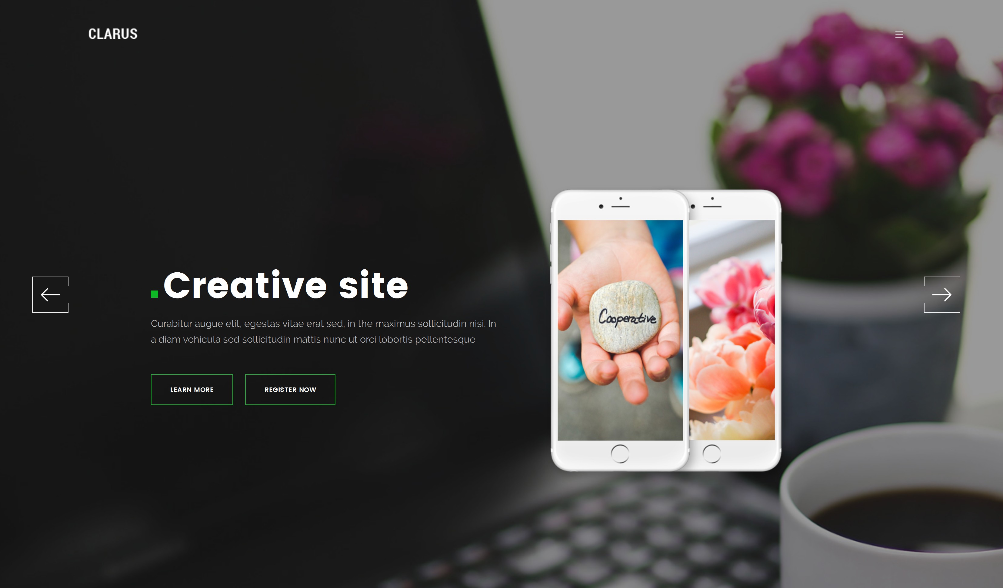 HTML5 Bootstrap Design Theme