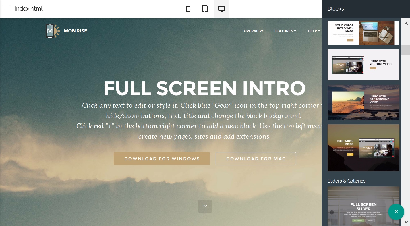 Bootstrap Web Template