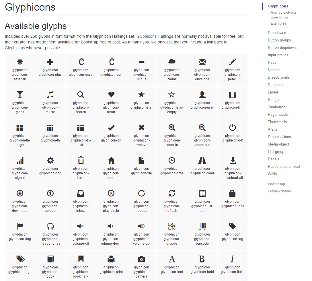 Bootstrap Icons  main documentation