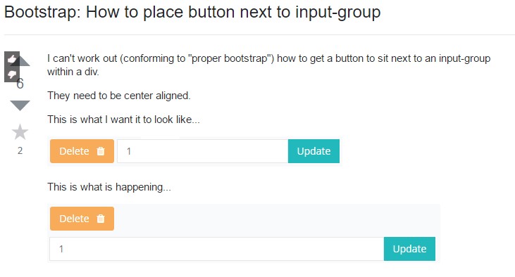  Effective ways to place button  upon input-group