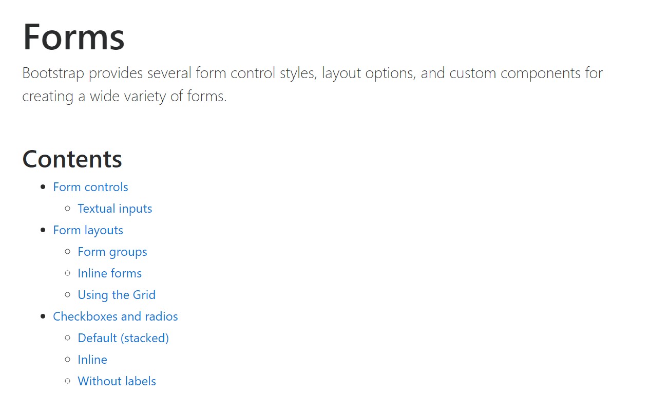  Operation of the label in in Bootstrap Forms:  formal  information