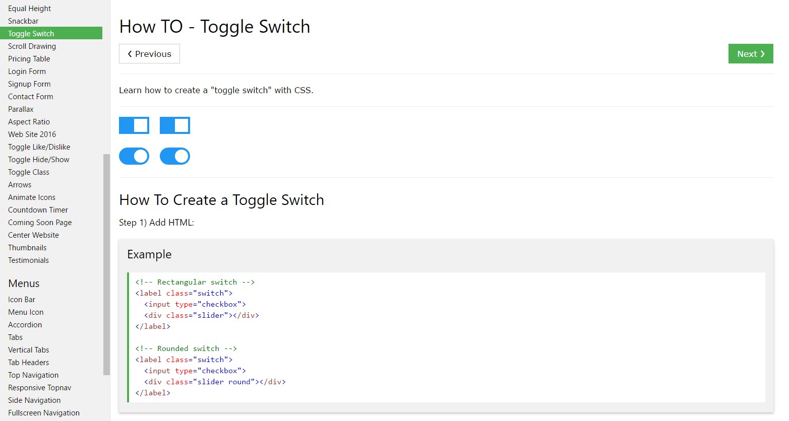  Exactly how to  provide Toggle Switch