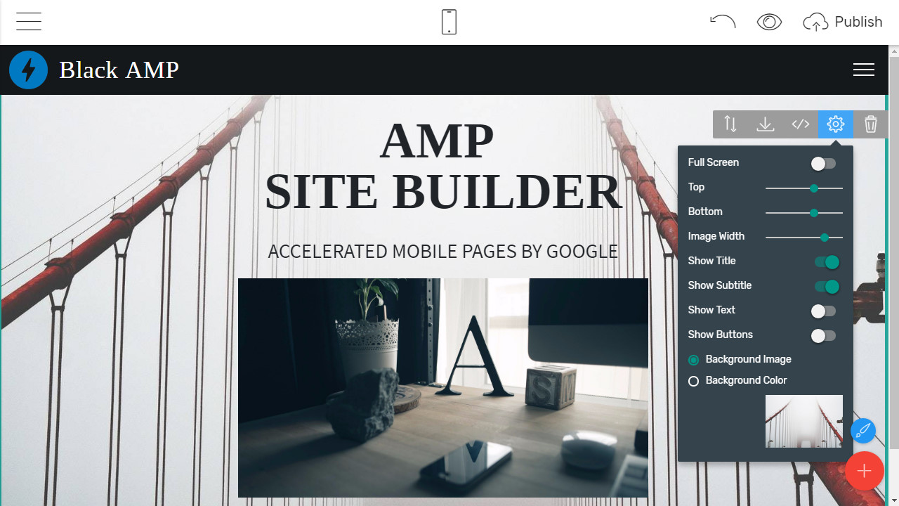 Mobile Webpage Creator