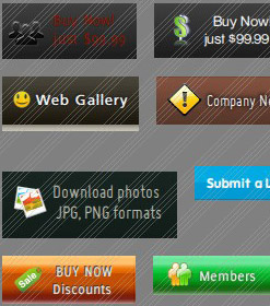 Menu Content Animation Expression Blend Frontpage Buttons Pack