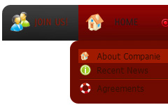 Frontpage Menulist Using Expression Blend For Curved Buttons