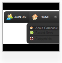Web Express 3 Menu Template Frontpage Drop Down Button