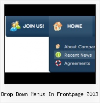 Submenu In Frontpage Frontpage Drop Down Template