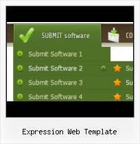 Making A Sub Menu In Frontpage Expression Design Reflection Text