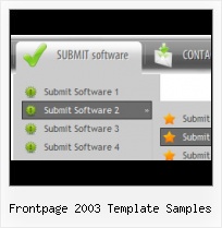 Microsoft Expression Web Templates Frontpage Pulldown