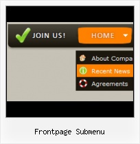 Custom Expression Web Interactive Buttons Frontpage Horizontal Drop Menu Html Code