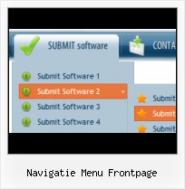 Frontpage Template With Drop Downs Submenu By Front Page