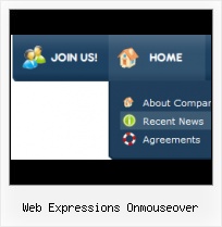 Expression Blend Horizontal Menu With Dropdown Into Expression