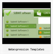 Expression Hover Buttons Menu Bar For Expression Web